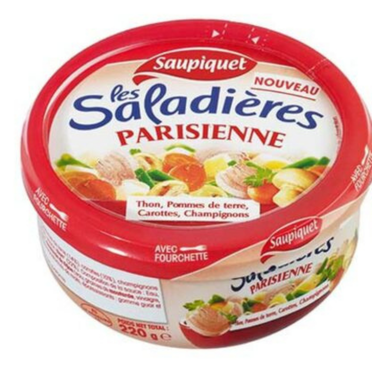 SAUPIQUET SALAD with Parisian tuna 220G -C14