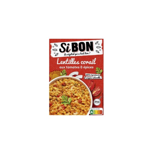 SI BON Lentilles corail aux tomates & épices 280g -C82