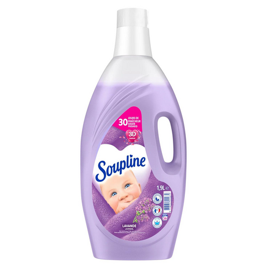 SOUPLINE Adoucissant Lavande 3D 1.9L -Z15
