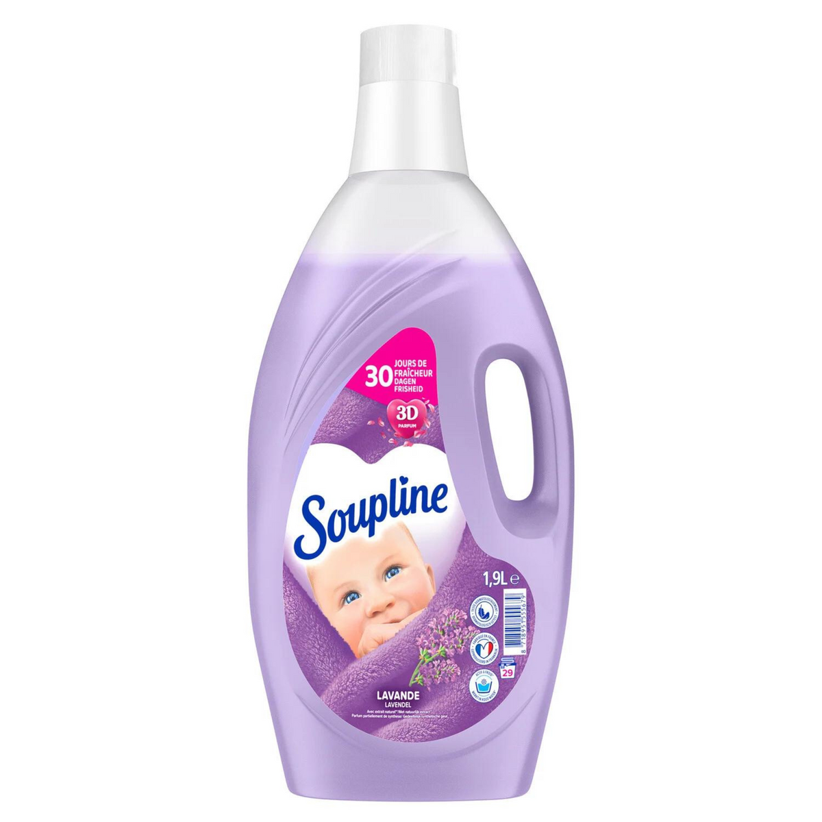 SOUPLINE Fabric Softener Lavender 3D 1.9L -K23