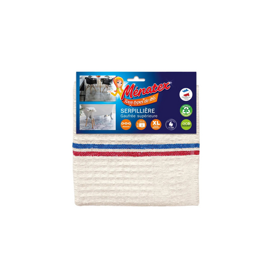 Unbleached waffle mop 60 x 100 s/cav -J43