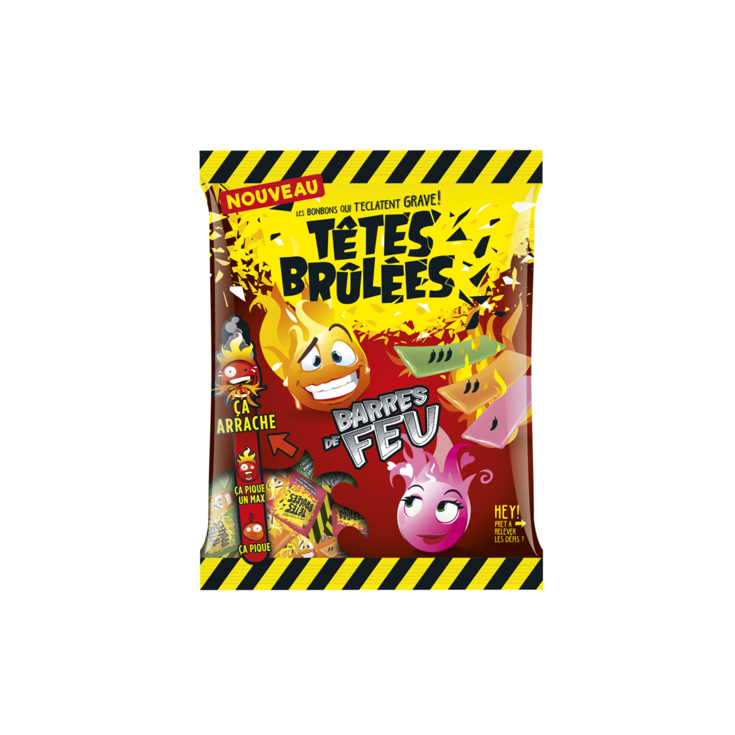 TÊTES Brûlées  Barres de Feu   200g -B84
