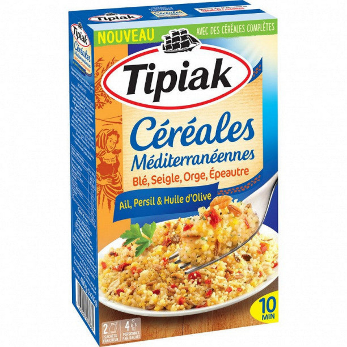 TIPIAK Céréales méditerranéennes 2x200g -G113