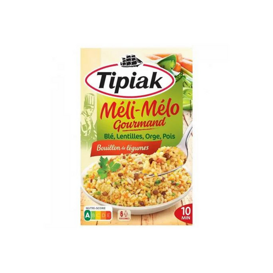 TIPIAK Mélimélo gourmand céréales légumes secs 330g -G113