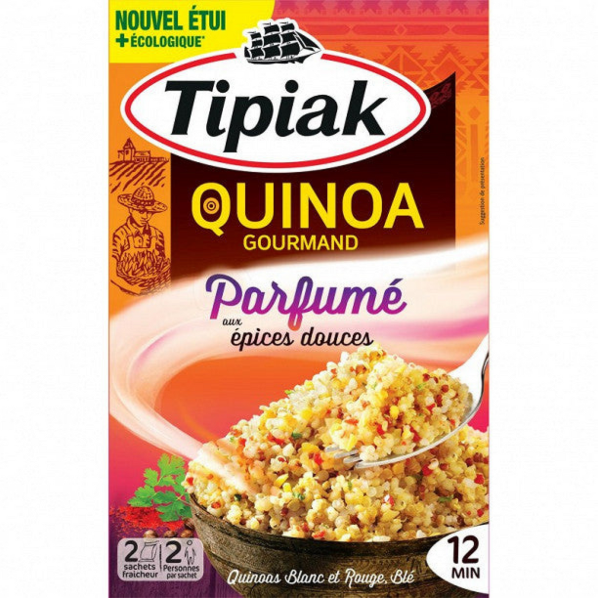 TIPIAK Quinoa Gourmand parfumé aux épices douces 240g -G83