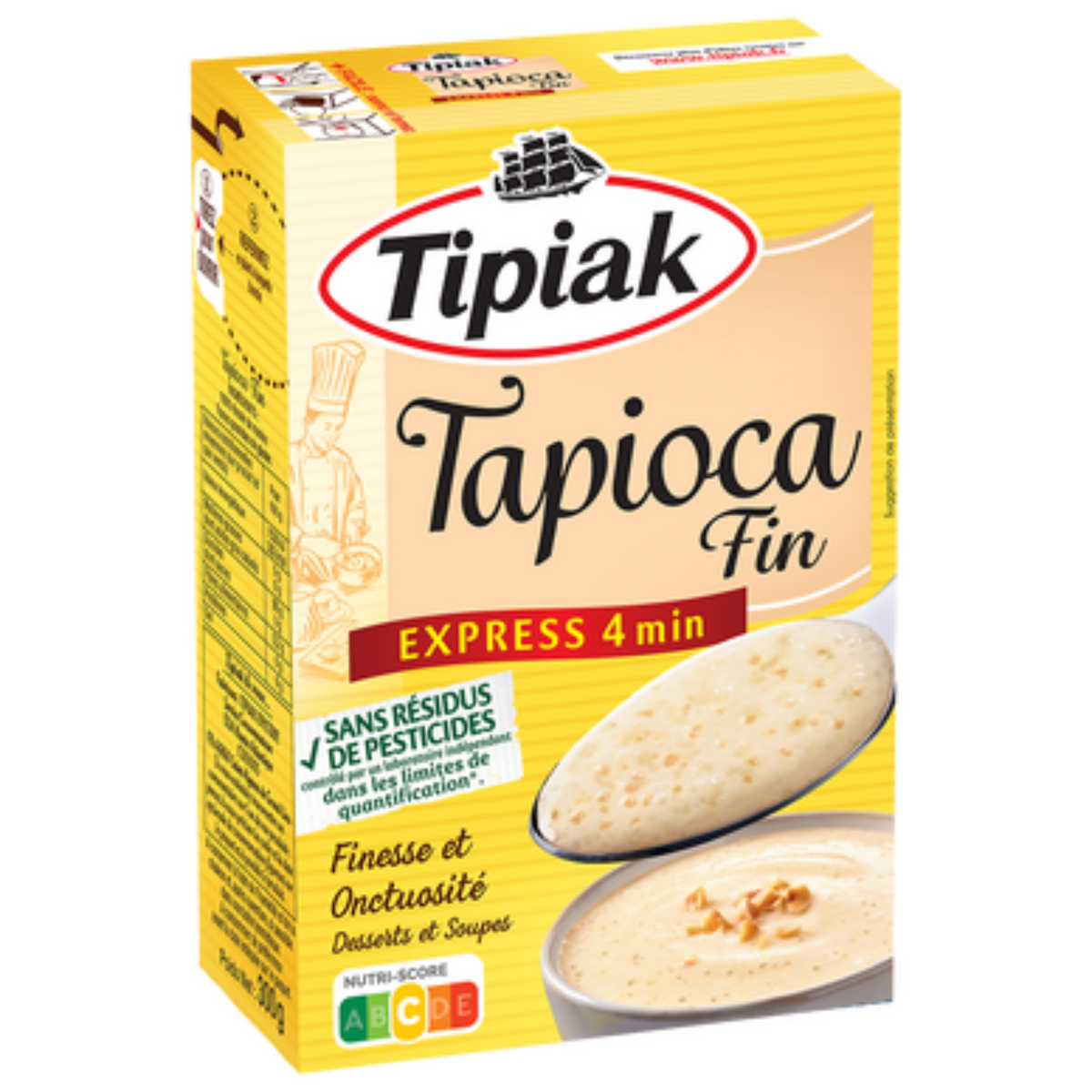 TIPIAK Tapioca express sans résidus de pesticides 300g  -H131