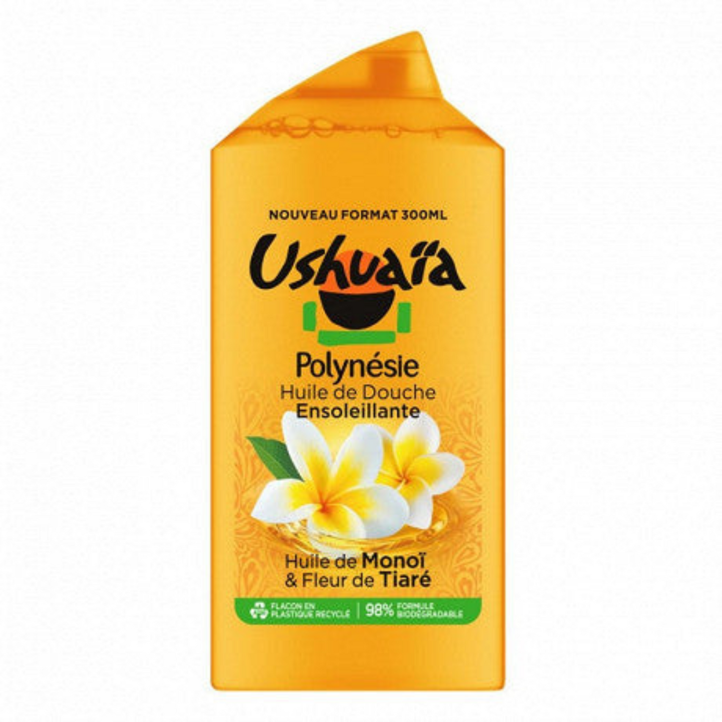 USHUAIA Gel douche Monoï/Tiaré 300ml -J133
