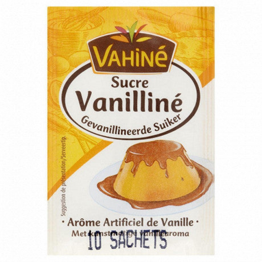 Vahine vanillin sugar the batch 10 sachets 75g -e112/110