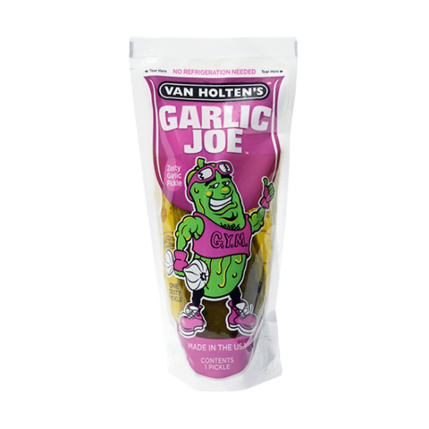 VAN HOLTEN'S Garlic Joe zesty garlic pickle 200g -I82