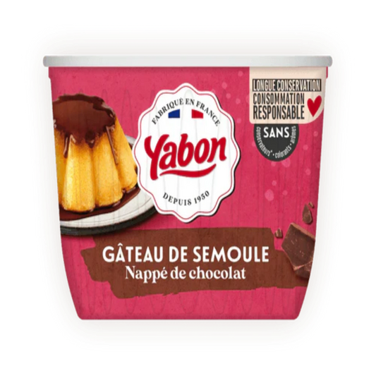 YABON Desserts gâteau semoule chocolat 500g -M32