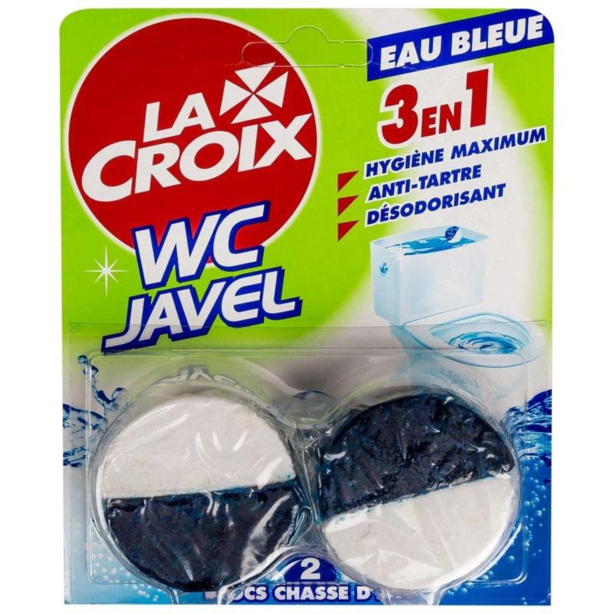 La Croix Bloc Chasse D Eau Javel+Eau Bleue La Croix Wc