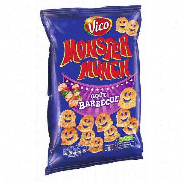VICO Monster Munch Barbecue flavor 85g BBD 01/07/24 -CH