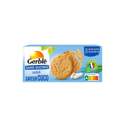 Gerblé cookie coconut flavor without sugars 132g -d112