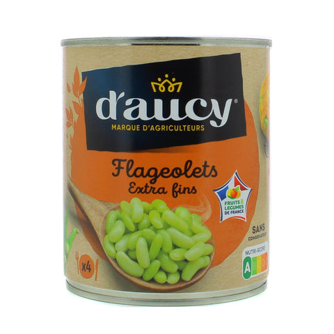 DAUCY Extra Fine Flageolets 4/4 530g