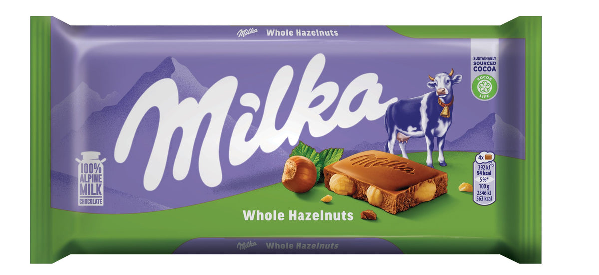 Milka whole hazelnuts 100g -B82