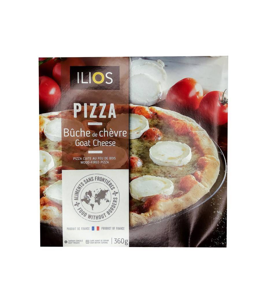 Ilios pizza buche chèvre 360g — Épicerie française Montréal | Euro-Market