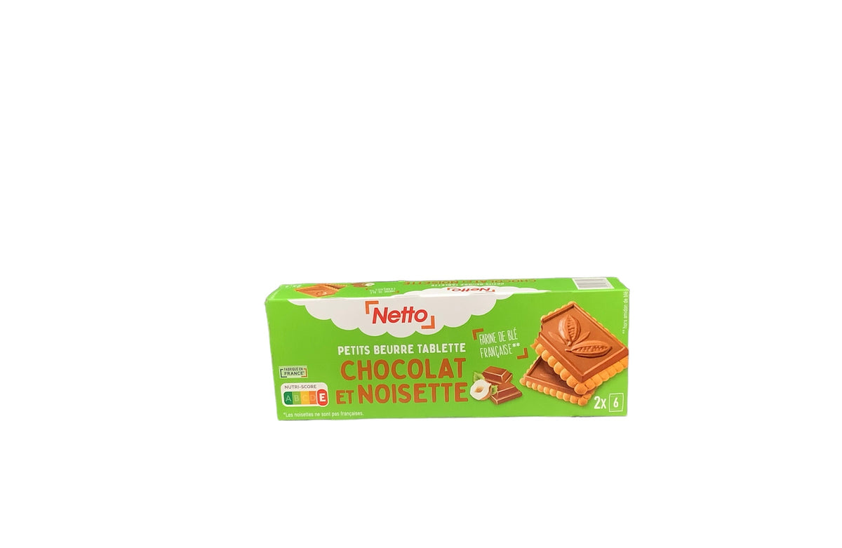 NETTO Petit ecolier chocolat noisettes 150g   - A93