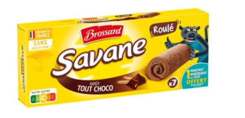 BROSSARD Savane roulo tout chocolat x7 175g DLUO 01/02/24 - A32