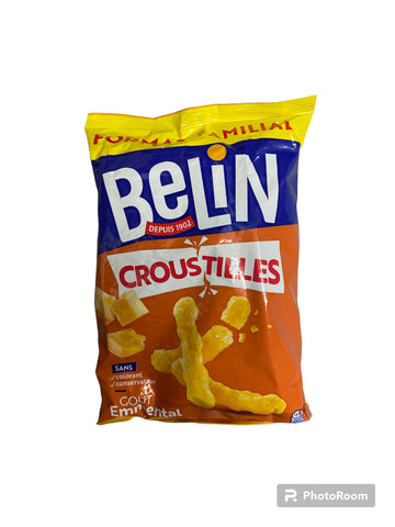 BELIN Croustilles goût emmental format familial 138g -CH