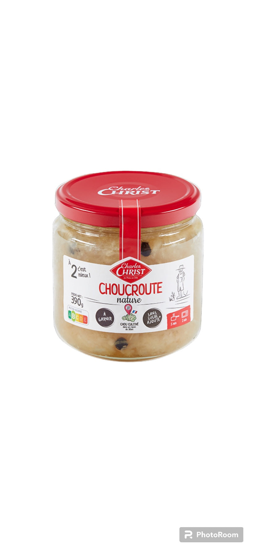 CHARLES CHRIST Choucroute nature 390g D101