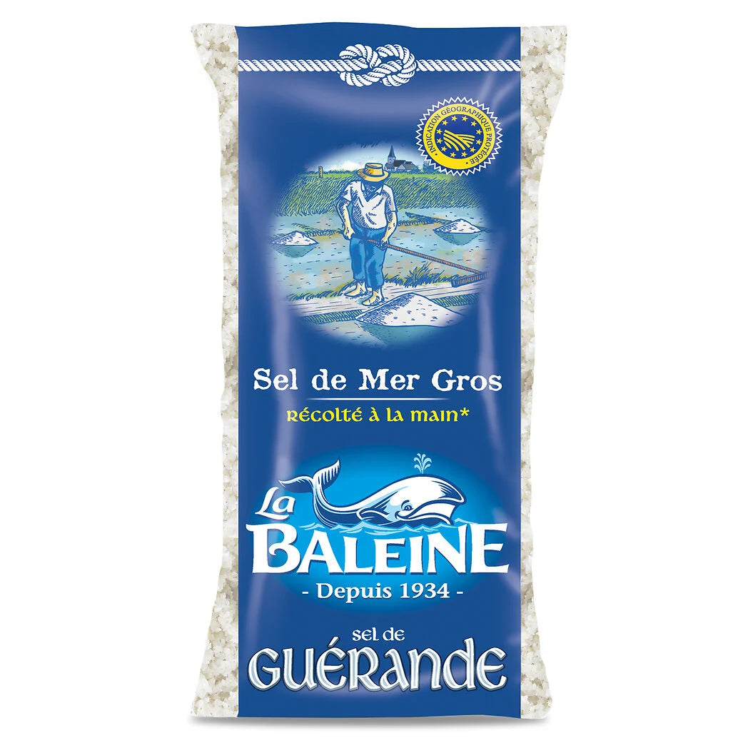 LA BALEINEGrey sea salt from Guérande 1kg -F94