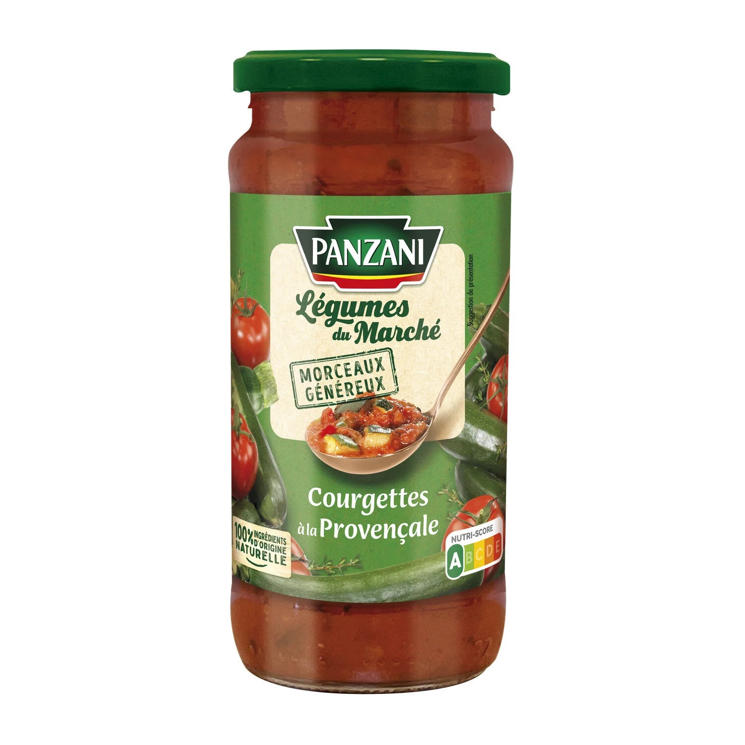 Sauce courgettes à la provençale morceaux gourmands PANZANI DLUO 01/05/2026 -H93