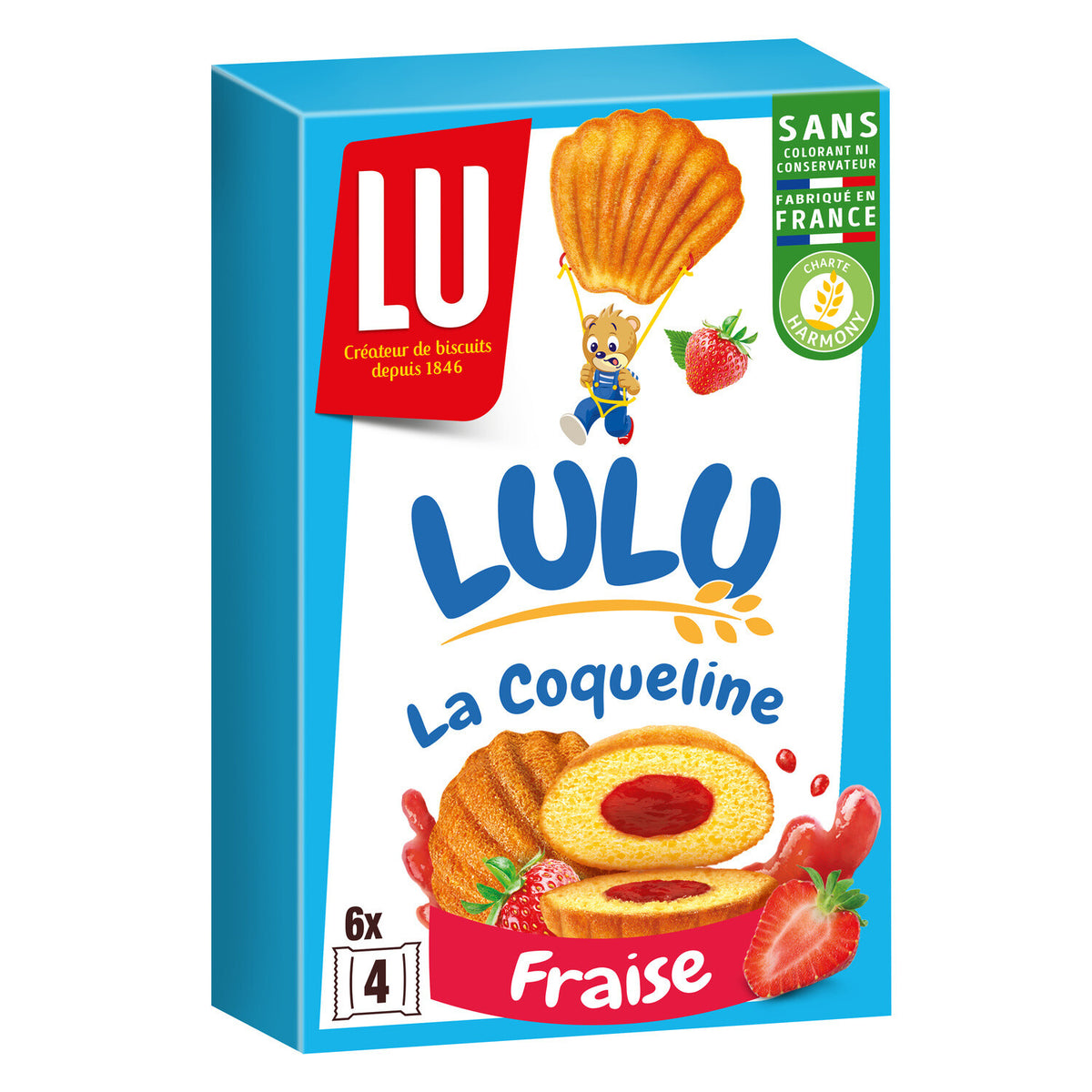 LU Coqueline Strawberry 165g (Dluo 02/29) BBD 02/28/2024 -A114 