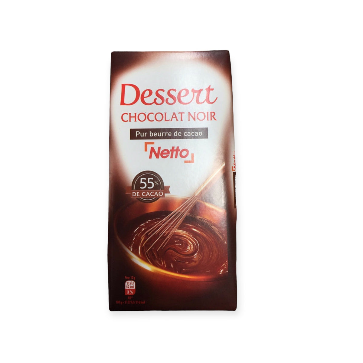 NETTO Chocolat 52% Patissier 200g B32