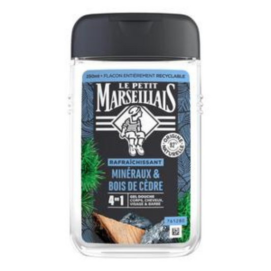 Le Petit Marseillais Menéraux Man Shower & Cedar Wood 250ml -J103