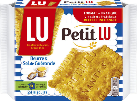 LU Biscuits au beurre et sel de Guérande Petit LU 200g -A162