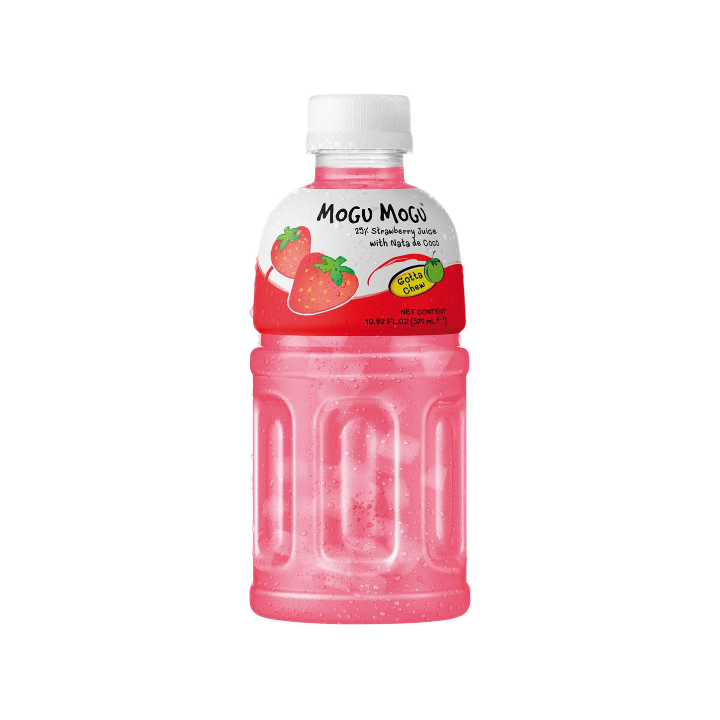 Mogu Mogu Strawberry Flavored Drink 320ml -C23