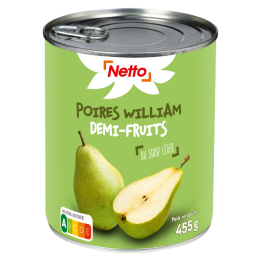 NETTO Single pears 455g -i92