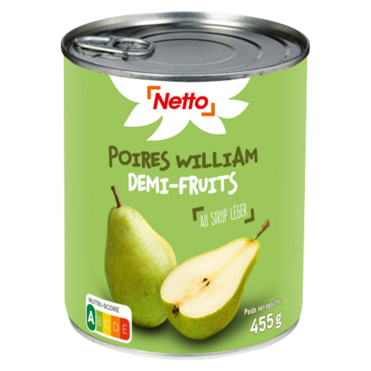 NETTO Poires au sirop 455g -I92