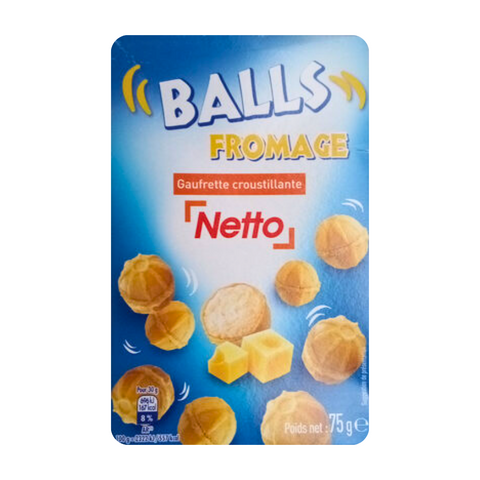 NETTO Gaufrettes balls 75g DLUO 30/11/2024 - H52