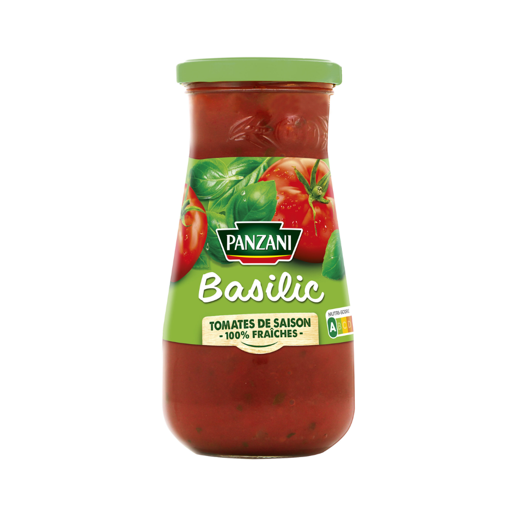 PANZANI Sauce Basilic aux tomates fraîches 400g DLUO 01/05/2026 -H124