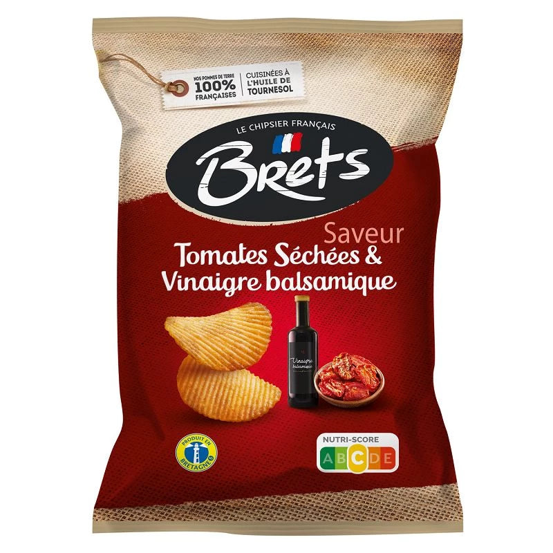 BRET'S Dried tomato and balsamic vinegar chips 125g -CH