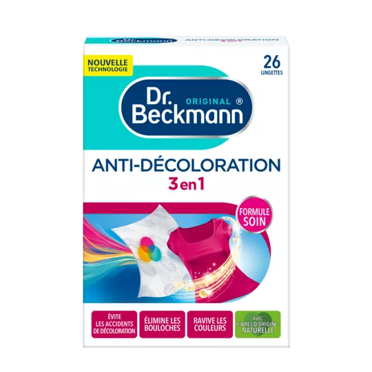 DR. BECKMANN Lingette Anti-Décoloration la boite de 25 -k53