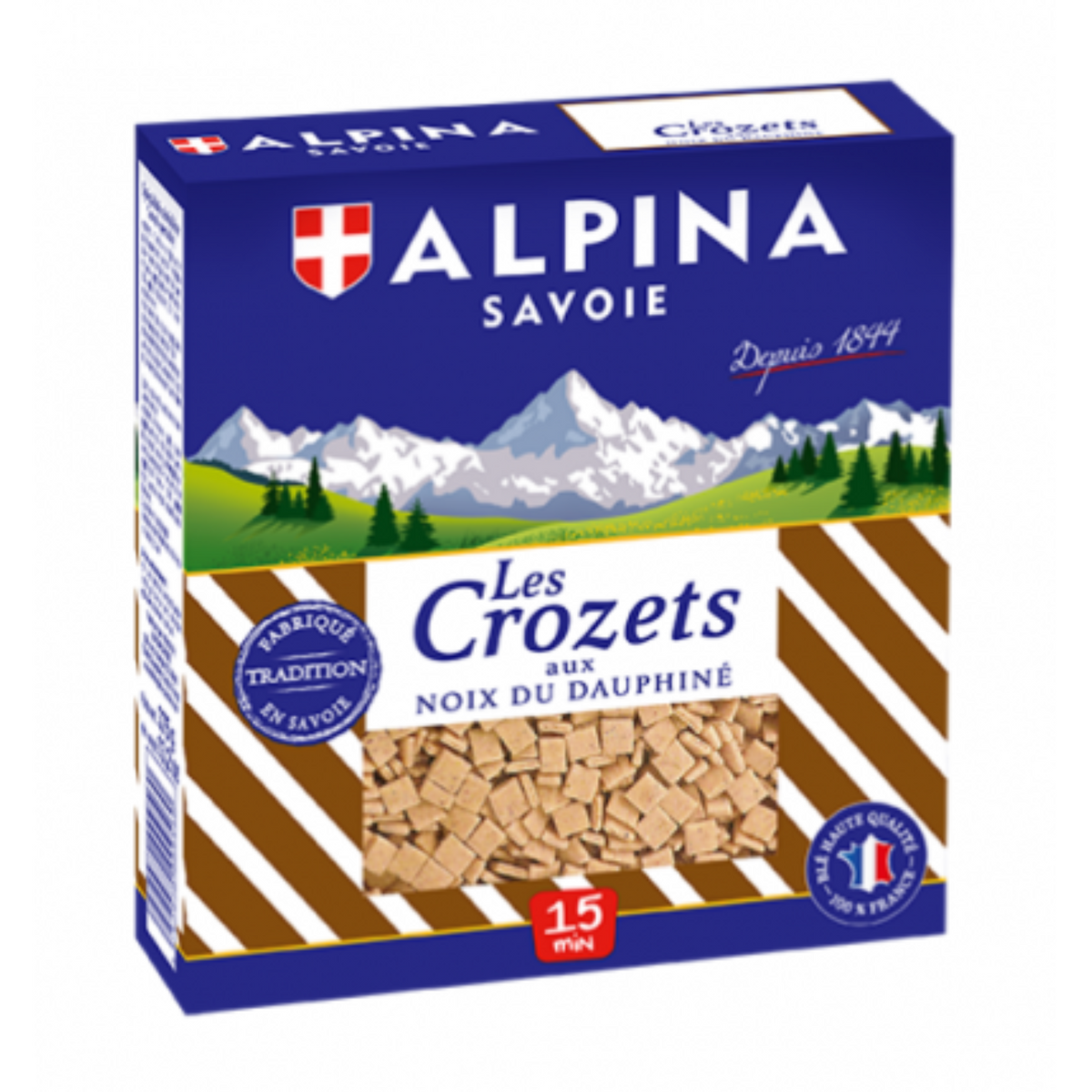 Alpina Pasta Crozets with Dauphiné nuts 375g -G111