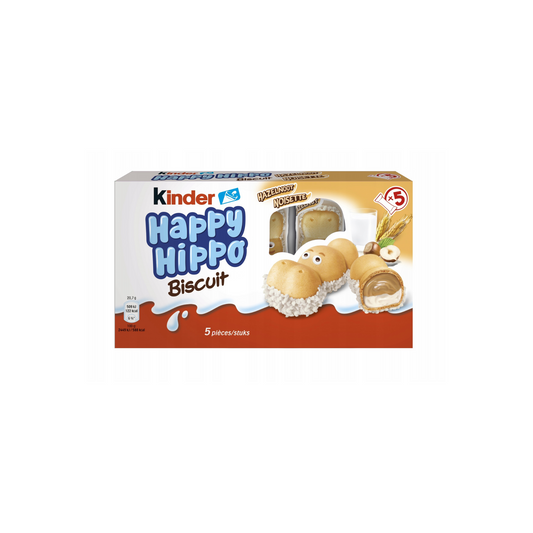 Ferrero, Kinder Happy Hippo Noisette 135g 5x 20.7g (Germany origin) -B52