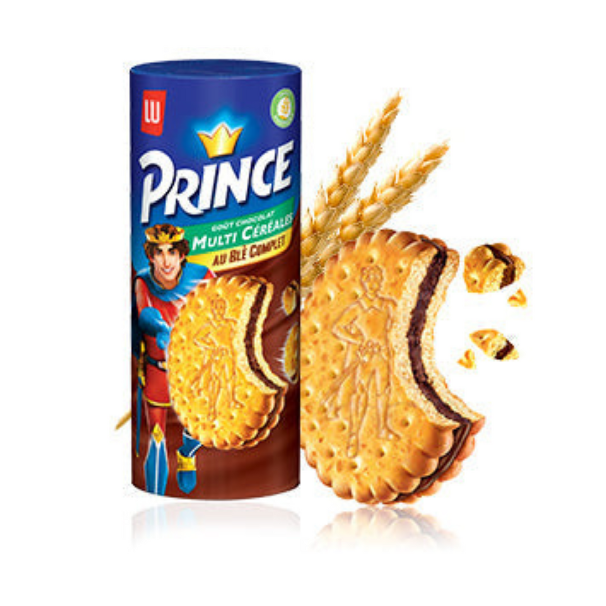 Découvrez un délicieux biscuit Prince au bon goût Lait Choco. Prince Goût Lait Choco est un biscuit au blé complet adapté au goûter, pour le plaisir des enfants et de leurs mamans !