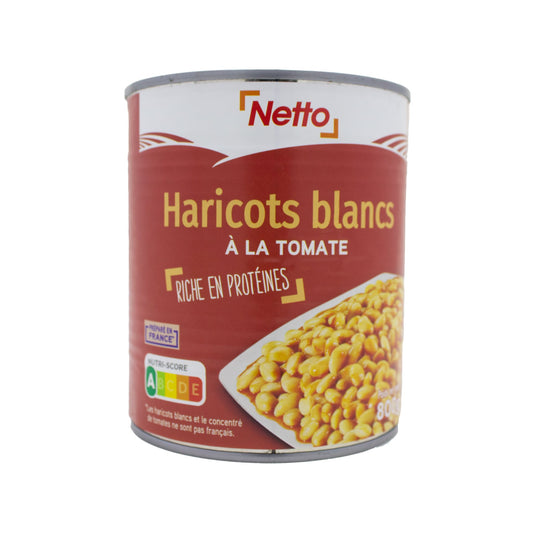 NETTO Haricot Blanc Tomate 500g -I74