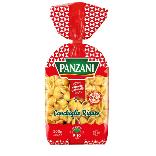 Découvrez les pâtes rigatonis conchigli de Panzani, un délicat mélange de saveurs et de textures dans un format pratique de 500g. Idéales pour des recettes créatives et savoureuses, ces pâtes sont garanties fraîches jusqu'au 01/11/2025. Faites plaisir à vos papilles avec le meilleur de la cuisine italienne.