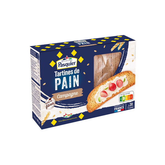 PASQUIER Tartines de pain de campagne 180g -E53