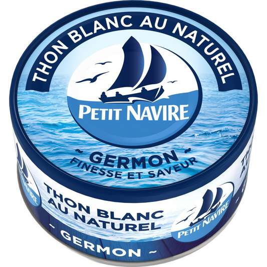 Un délicieux thon blanc entier au naturel, fin en bouche, qui s'accordera parfaitement avec tous vos plats et salades. Lot économique de 5 boîtes. THON blanc, eau, sel.