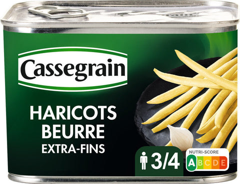 CASSEGRAIN Haricots Beurre extra-fins 390g -I63