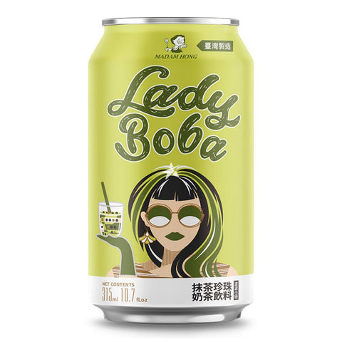 Lady Boba Matcha Latte Bubble tea   33 cl -D62