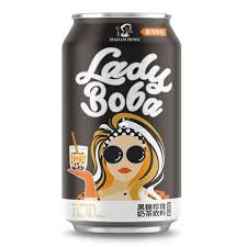 Lady Boba Brown sugar  Bubble tea   33 cl -D61