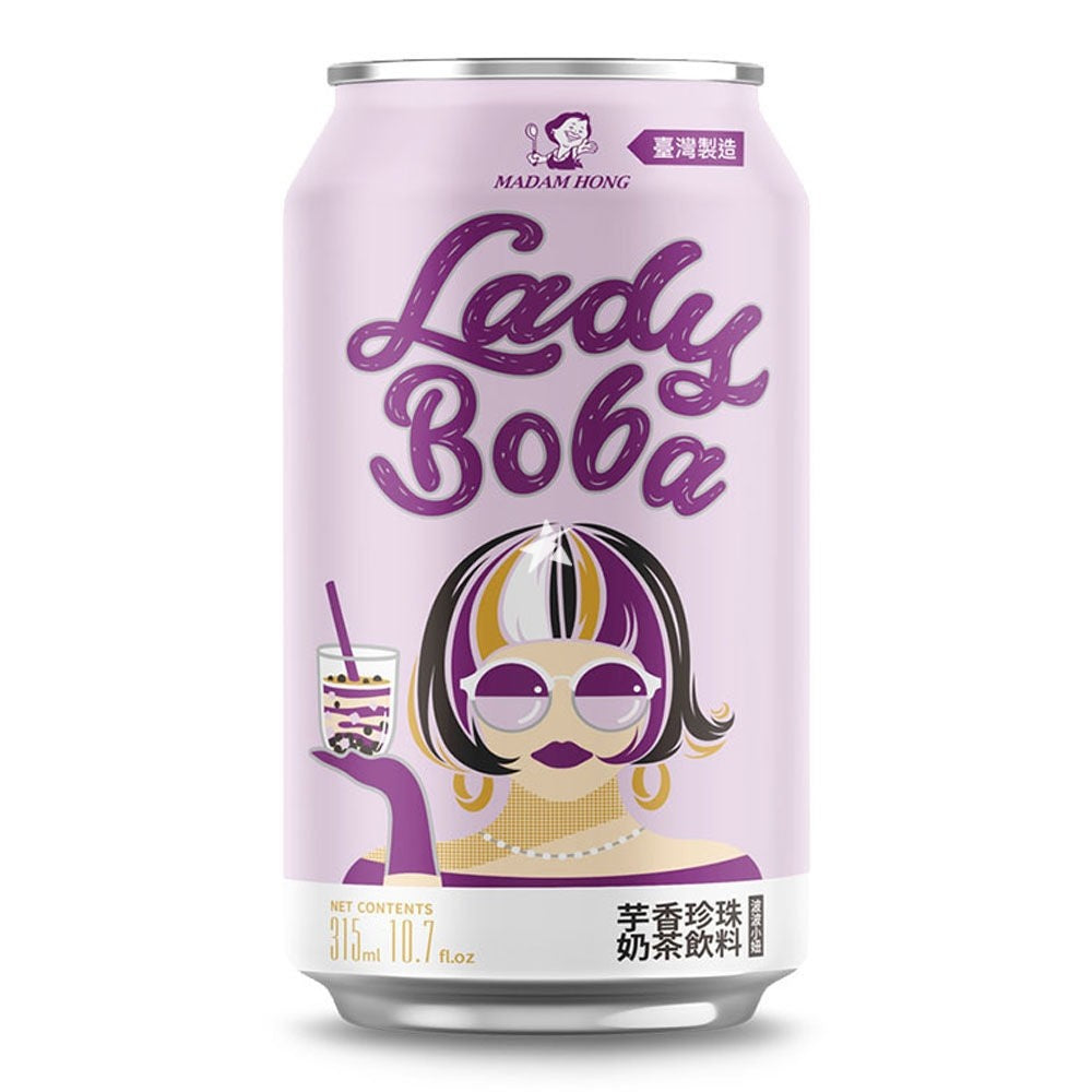 Lady Boba taro Bubble tea   33 cl  -D63