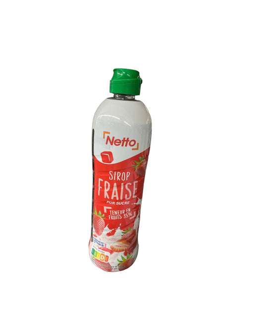NETTO Strawberry syrup 75cl -f51