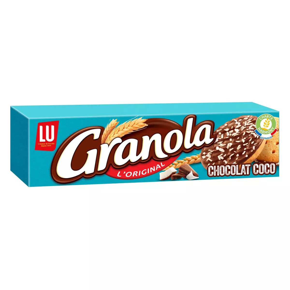 GRANOLA Biscuits chocolat au lait noix de coco 228g -A23